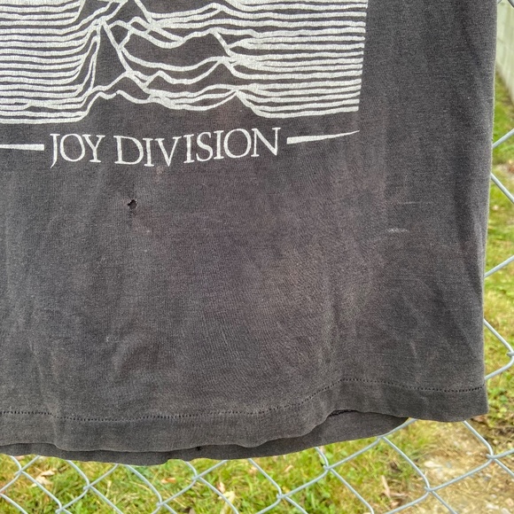 Vintage Joy Division Unknown Pleasures Sleeveless Distressed Shirt Mens Small - Picture 6 of 14